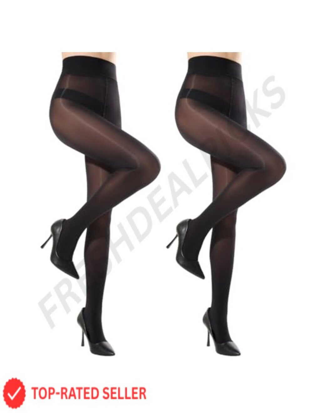 Sheer Shiny Pantyhose 10D Ultra Silky Shimmer Tights Nylons 2 Pairs Stretchable